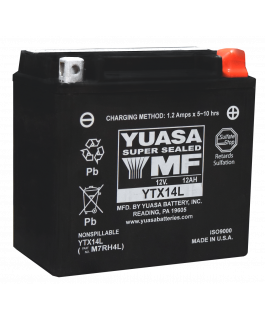 YTX14L FA AGM YUASA BATTERIE