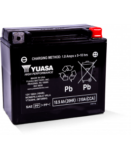 YTX20HL FA AGM YUASA BATTERIE