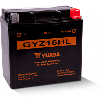 GYZ16HL FA AGM YUASA BATTERIE GYZ16HL FA AGM YUASA BATTERIE