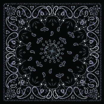 BANDANNA CASHEMIRE NOIR