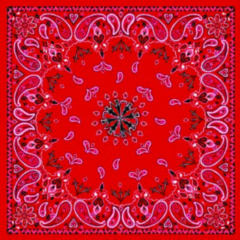 BANDANNA CASHEMIRE ROUGE