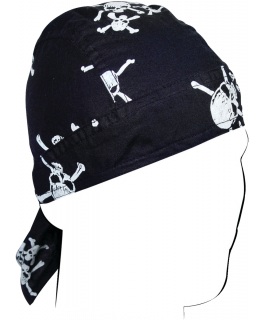 ZAN HEADWRAP POISON BLANC