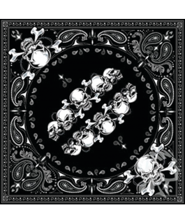 ZAN BANDANNA SKULL ROW
