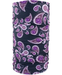 MOTLEY TUBE FLEECE LINED PURPLE PAISLEY