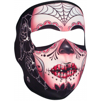 FULL MASK, NEOPRENE, SUGAR SKULL